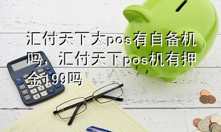 汇付天下大pos有自备机吗,汇付天下pos机有押金199吗