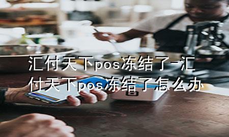 汇付天下pos冻结了-汇付天下pos冻结了怎么办