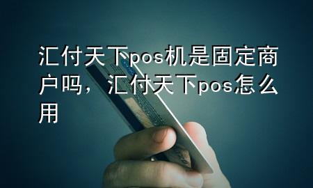汇付天下pos机是固定商户吗,汇付天下pos怎么用