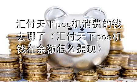 汇付天下pos机消费的钱去哪了（汇付天下pos机钱在余额怎么提现）