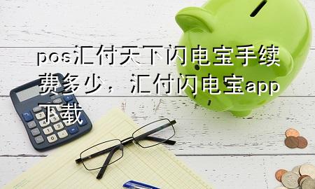 pos汇付天下闪电宝手续费多少,汇付闪电宝app下载
