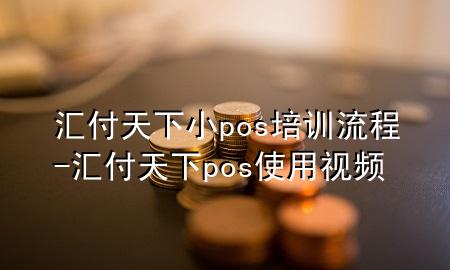 汇付天下小pos培训流程-汇付天下pos使用视频