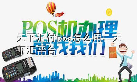 天下汇付pos怎么用,天下汇平台
