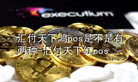 汇付天下鸿pos是不是有两种-汇付天下红pos