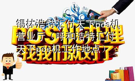 锡林浩特汇付天下pos机营业厅(呼和浩特汇付天下pos机工作地点)