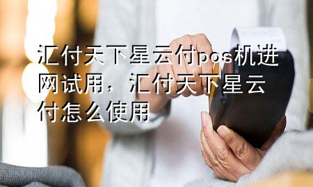汇付天下星云付pos机进网试用，汇付天下星云付怎么使用