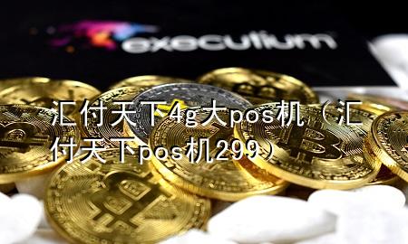 汇付天下4g大pos机（汇付天下pos机299）