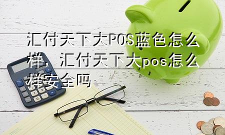 汇付天下大POS蓝色怎么样，汇付天下大pos怎么样安全吗