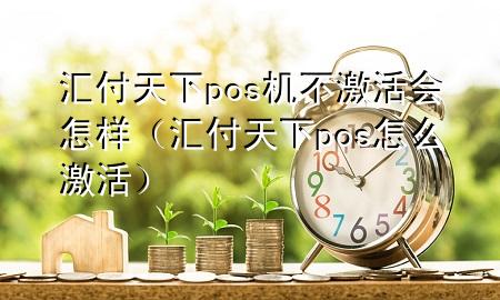 汇付天下pos机不激活会怎样(汇付天下pos怎么激活)